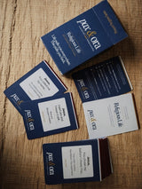 Catholic Prayer Cards — Pax & Ora religious life deck with 60 prayer prompts on navy blue and white matte card stock.