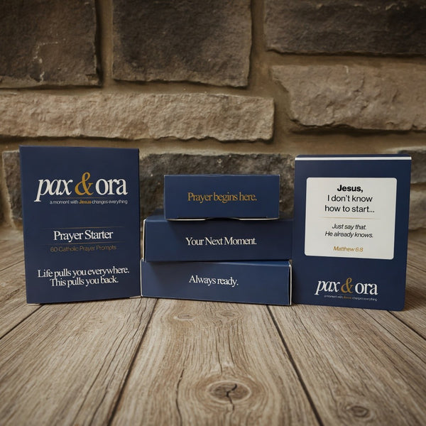 Catholic Prayer Prompts — Pax & Ora Prayer Starter Pack