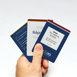Catholic prayer cards for religious life — Pax & Ora 60-card set for priests deacons and consecrated religious